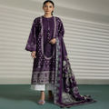 Sapphire Inspired Purple Printed Lawn Suit 3 Piece – Summer Casual Wear for Women in Pakistan