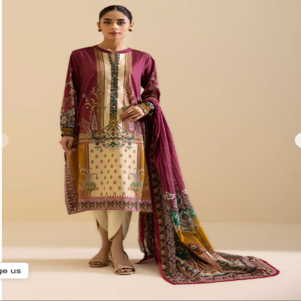 Sapphire Daily - 3 Piece Printed Lawn Suit (U2-DAYZ22V2-33WS)