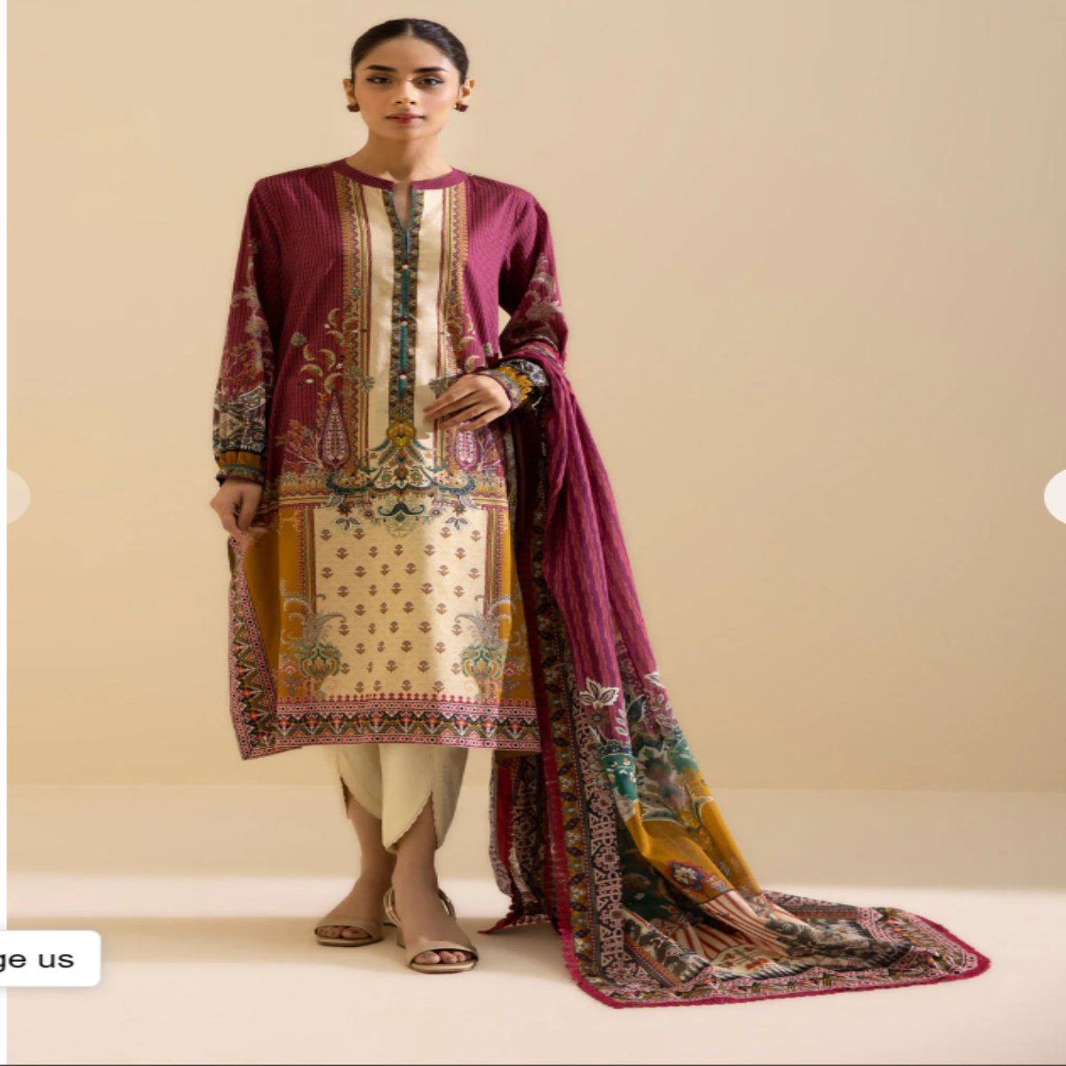 Sapphire Daily - 3 Piece Printed Lawn Suit (U2-DAYZ22V2-33WS)